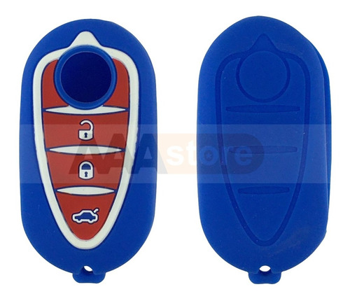 Funda Silicon Protector Llave Alfa Romeo Tipo Navaja Foto 2