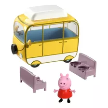 Carro Mini Van Amarelo Peppa Pig Passeio Pic Nic