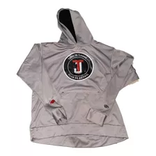 Hoodie Sudadera Beisbol Toros Tijuana Capucha Gris Logo