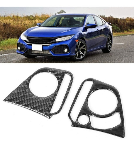 Fibra De Carbono Volante Honda Civic Sedan 2016-2018 Foto 4