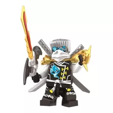 Hakkin Block Heroes Ninja Mestre Do Gelo - Polibrinq Bl587