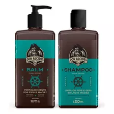 Kit Shampoo + Balm Calico Jack Don Alcides Fragrância Mentol