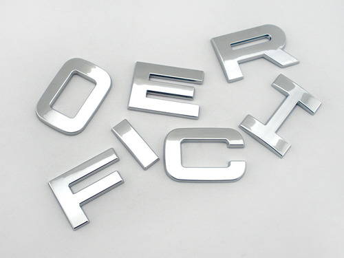 Overfinch Letter Badge Logo Sticker Para Land Rover Foto 4