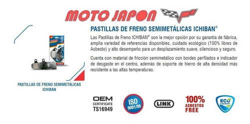 Pastillas Y Balatas De Freno Honda Xblade 160 Foto 3