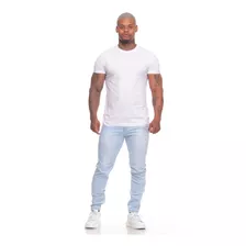 Calça Masculina Jeans Skinny Com Lycra 38 Ao 48 Premium