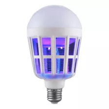 Bombilla Led Antimosquitos De Doble Uso E27 15w 110v