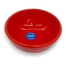 Mini Bowl De Cerámica 14 Cm Diametro Crmk Color Rojo