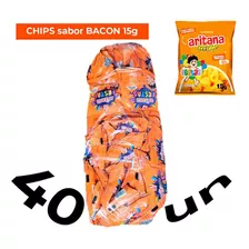 Chips De Bacon Tubo Aritana 40un De 15g