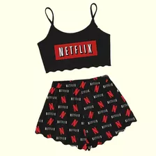Pijama Baby Dool Feminino Netflix