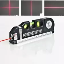 Nível A Laser 3 Linhas E Trena Régua Nivelador Profissional