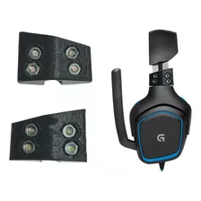 Kit 2 Lados Tampas Reposição Para Fone Logitech G430 G930