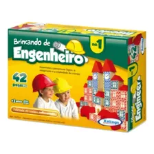 Brincando De Engenheiro 42 Peças - Xalingo