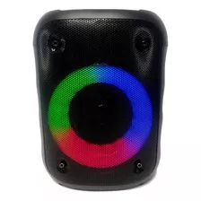 Caixa De Som Rgb Ativa Acustica Amplificada Portatil Potente