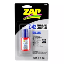 Zap Pt-42 Trava-rosca Z-42 Azul Morque Médio 6 Ml