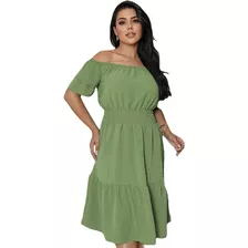 Vestido Ciganinha Midi - Moda Evangélica E Executiva