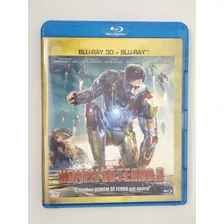 Blu-ray 3d + Blu-ray Homem De Ferro 3 Marvel Dublado Legenda