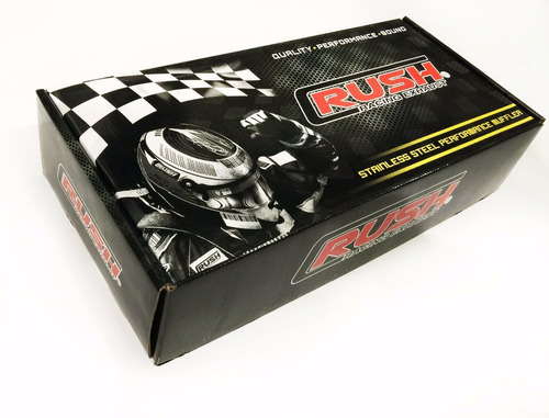 Mofle Escape Deportivo Rush Racing Exhaust R-201 N1 Foto 6