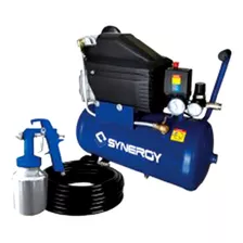 Compresor Moto Lubricado 120 Volt 2.0 Hp 20l Synergy Cpm202