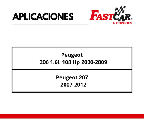 2 Amortiguador Delanteros Peugeot 206 1.6l 108 Hp 20002009 Foto 2