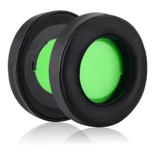 Espuma Almofada Earpads Compatível Para Razer Kraken 7.1 Chroma V2 / Pro V2 Cor Verde/preto