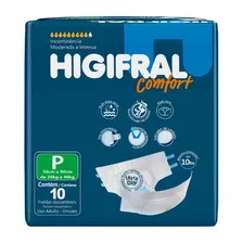 Fralda Geriátrica Higifral Confort ( Peq ) Com 10 Unidades