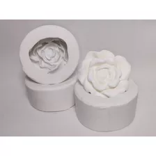 Kit 5 Formas De Silicone Para Sabonete Molde Rosa Rama