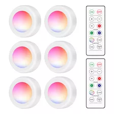 Lámpara Led 16 Rgb Con Control Remoto Y 10 Niveles De Brillo