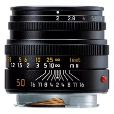 Leica Summicron-m 50mm F/2 Lente