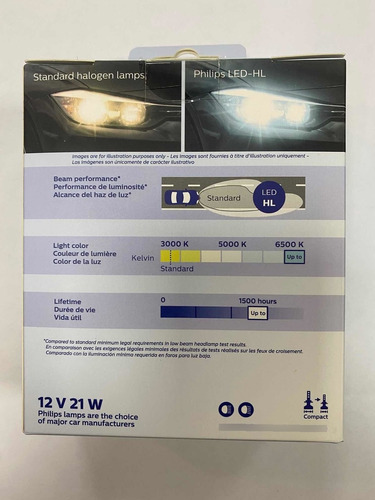 Leds Philips Ultinon Essential Conector 9008/h13 Foto 2