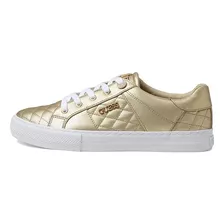 Guess ® loven Gold Tenis Mujer Originales En Caja Oficial