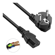 Cable 3 En Línea, Italiano 1.5mts De Largo Pc Monitor Power®