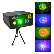 Mini Laser Preto Hologrfico C/ Luzes Rgb Festa Em Casa Dj 