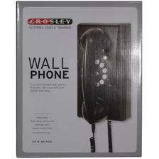 Crosley Cr55-bk - Teléfono De Pared Con Tecnología De Botón 