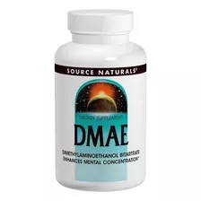 Source Naturals | Bitartrato Dmae | 351mg | 200 Tabletas