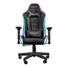 Cadeira Gamer Galax Preta Gaming Chair Gc-01 Rgb Rg01p4dby0 Cor Preto Material Do Estofamento Couro