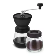 Moedor Manual De Café Em Vidro Mimo Style Com Pote Reserva