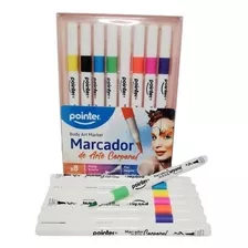 Marcador De Arte Corporal (8 Colores)