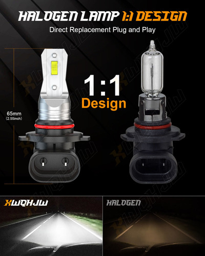 Bombilla Led Para Faros Delanteros Honda Prelude 92-96 Crx 9 Foto 3