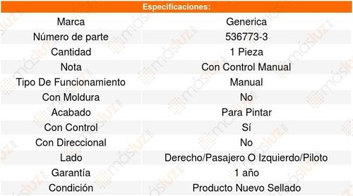 Set 2 Espejos Renault Sandero 16_17 Generica Foto 4