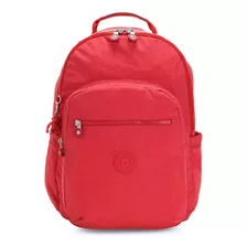 Kipling Mochila Para Tablet Pequeña De Seúl Para Mujer, Rojo