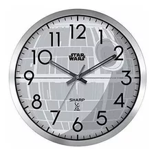 Sharp Star Wars Death Star - Reloj De Pared Atómico, Acabado