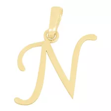 Dije Inicial Letra N Oro 14k +envió Gratis + Regalo Sorpresa