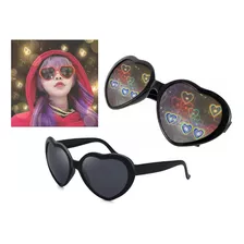 Gafas De Fiesta Rave Con Efecto De Luz De Corazón