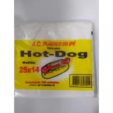 Saco Hot Dog Plástico 25x14cm C/1000 Unidades