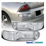 2000-02 For Mitsubishi Eclipse Clear Lens Pair Bumper Fo Yyr