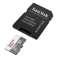 Cartão 128gb Micro Sdxc Sandisk Classe 10 Ultra Sd 100mb/s