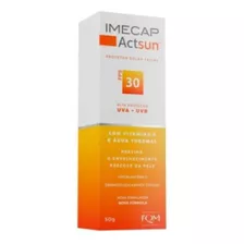 Protetor Solar Actsun Fps30 Sem Cor Bisnaga 50g