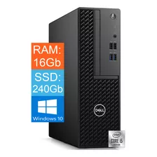 Cpu Pc Dell Optiplex Core I5 10 Geração 16gb Ddr4 Ssd 240gb