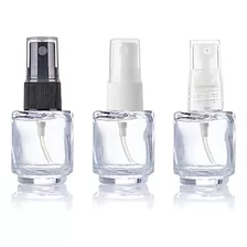 20 Vidro 5ml Cilíndrico Válvula Spray Para Perfumes