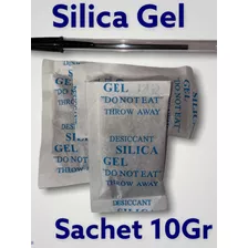 Silica Gel Blanca En Sachets Rotulados De 10g Gramos: 500 Gr